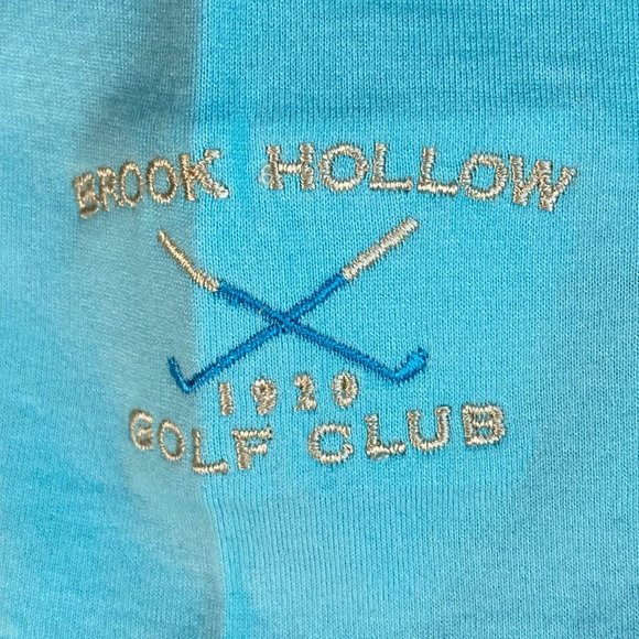 Peter Millar Men’s Short Sleeve Golf Polo Shirt Blue Sz XL Brook Hollow - Picture 4 of 10